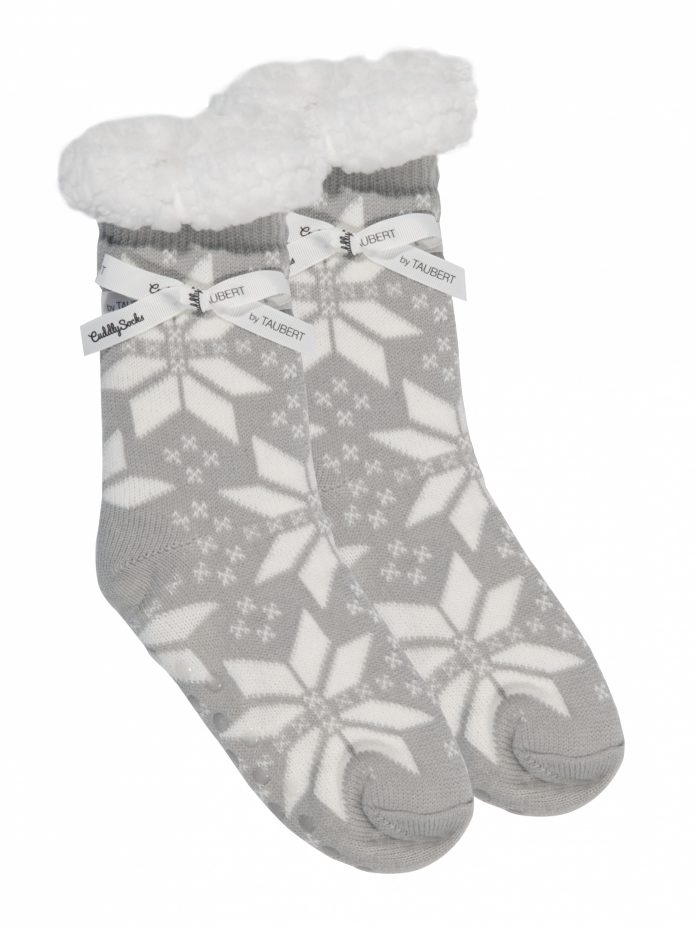 Cuddly Socks fluffy sokken trendywinter.nl huissokken slofsokken super zacht met winter print
