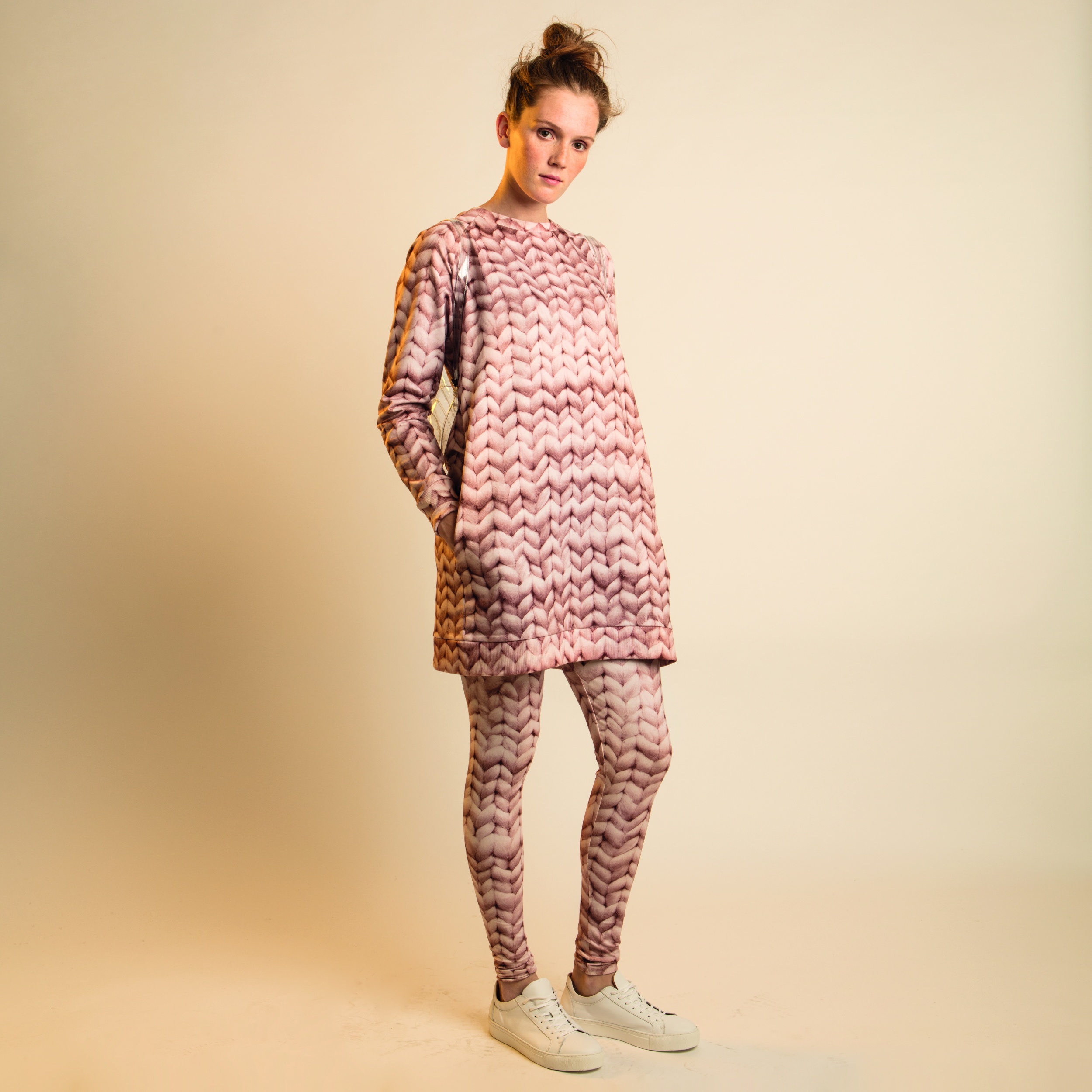Wonderbaarlijk SNURK pyjama loungewear jurk legging twirre pink dames trendy TU-66