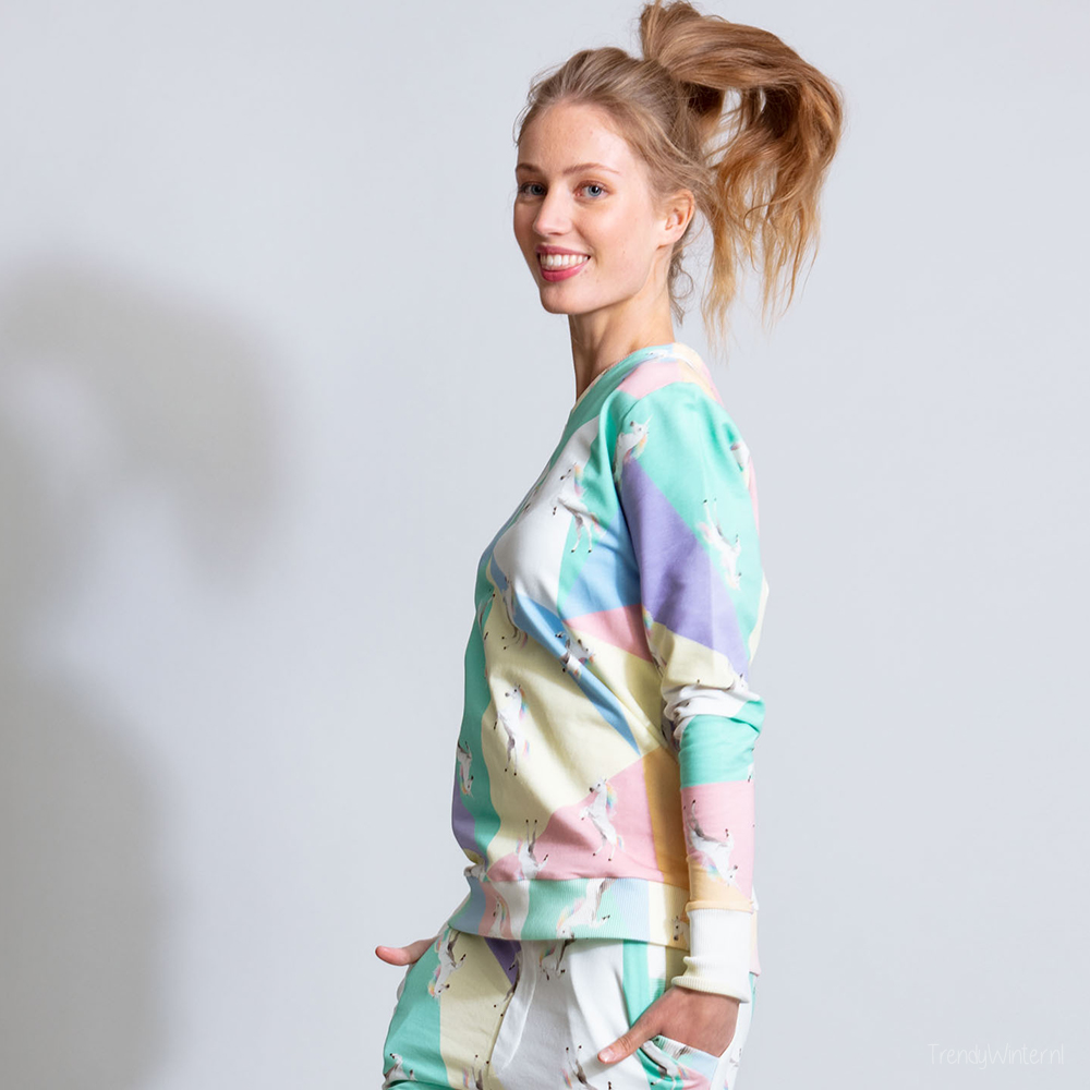 SNURK SWEATER UNICORN DISCO